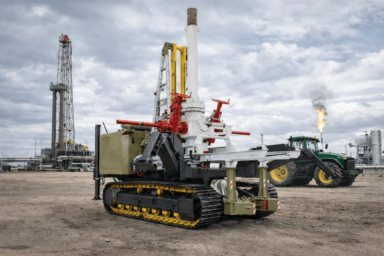 Oilfield and wellhead response environment